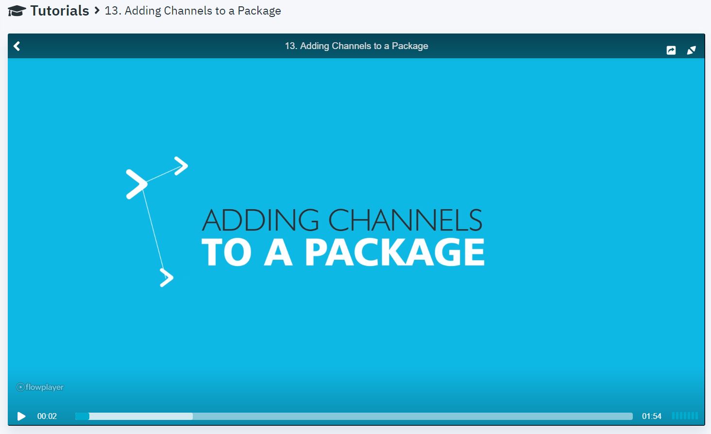 Adding Channels to a Package | Tutorial IPTV